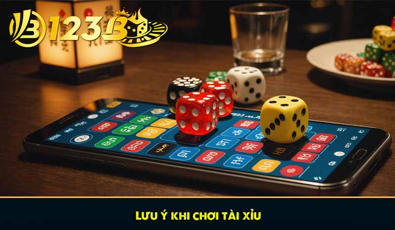 Lưu ý khi chơi tài xỉu